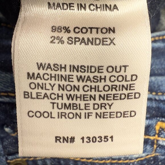 EUC Women's EXPRESS "Zelda" Low Rise Jeans Blue #90066 | Size 8R - Picture 11 of 11